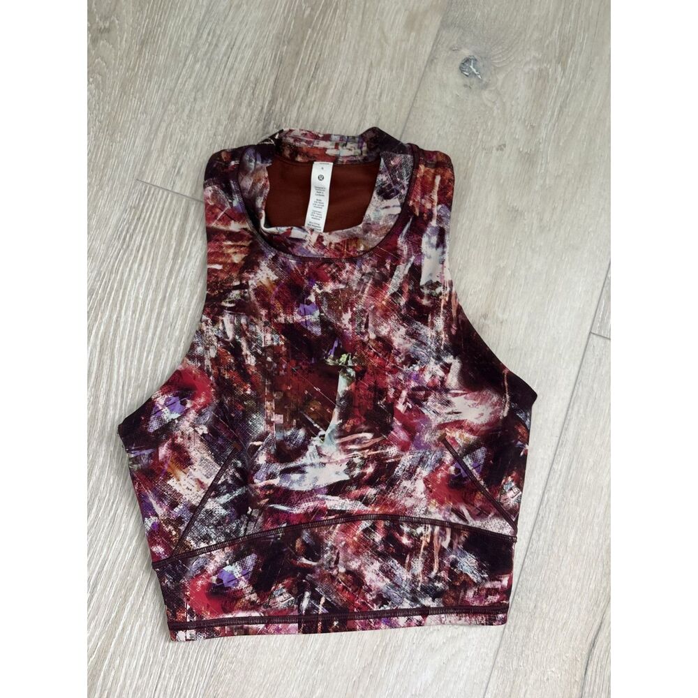 Lululemon Everlux and Mesh Cropped Tank